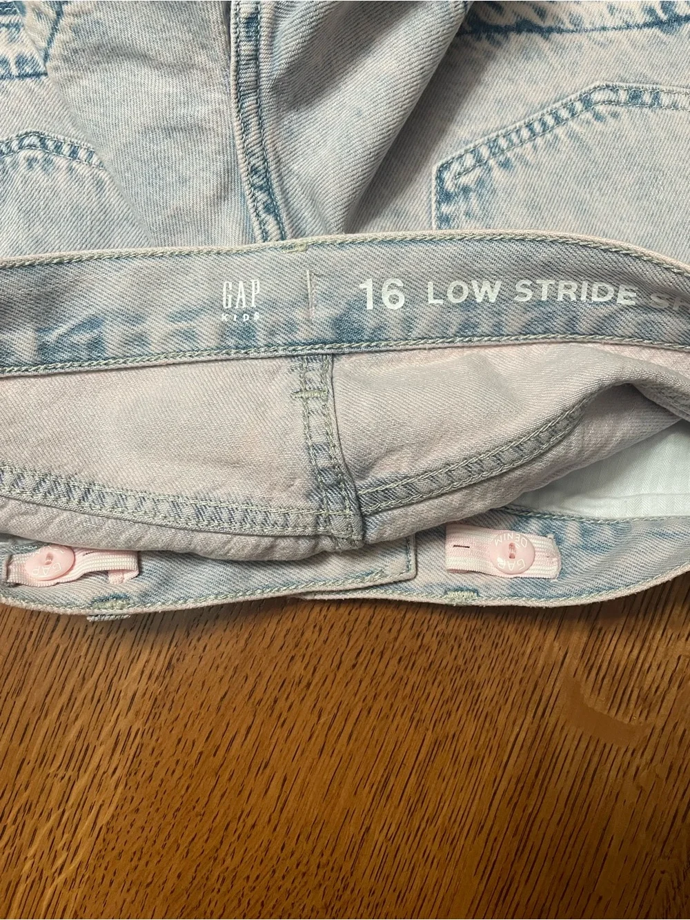 GAP Low Stride Jean Shorts NWT